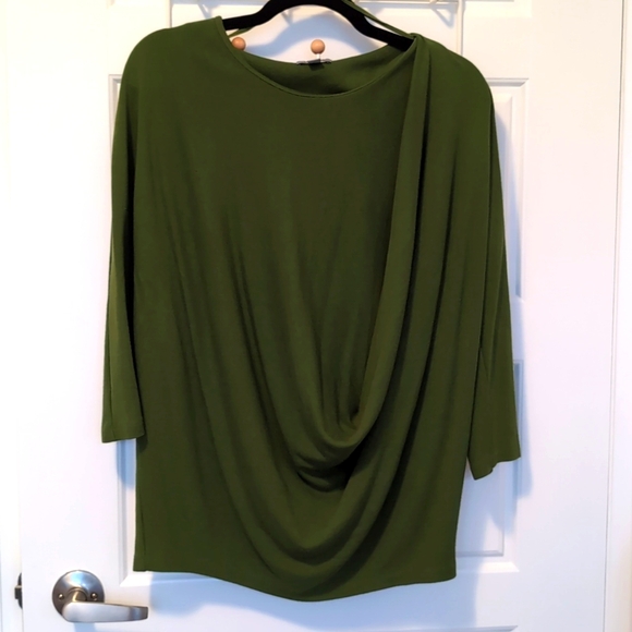 COS Dark Green Oversized Top in Women's size Small - Picture 1 of 10